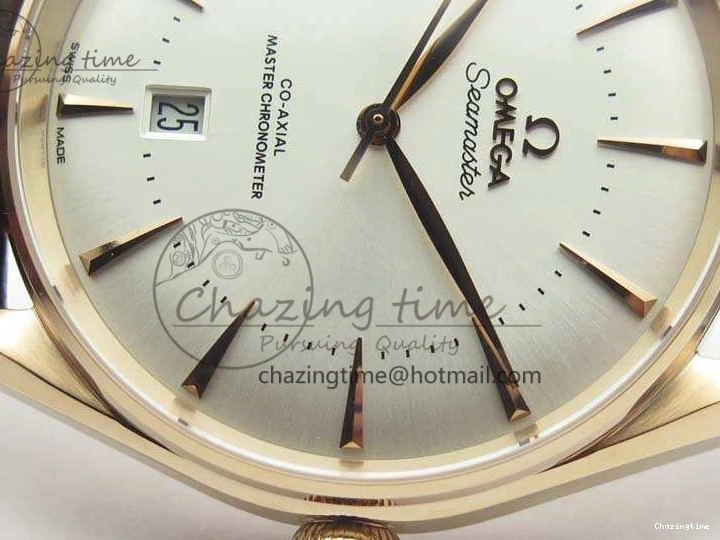 1219 Seamaster Edizione Venezia RG Best Edition White Dial On Leather Strap A Timeless 8127